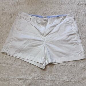 J.Crew White Cotton Shorts Women’s Size 14 3.5” Inseam Summer Classic preppy